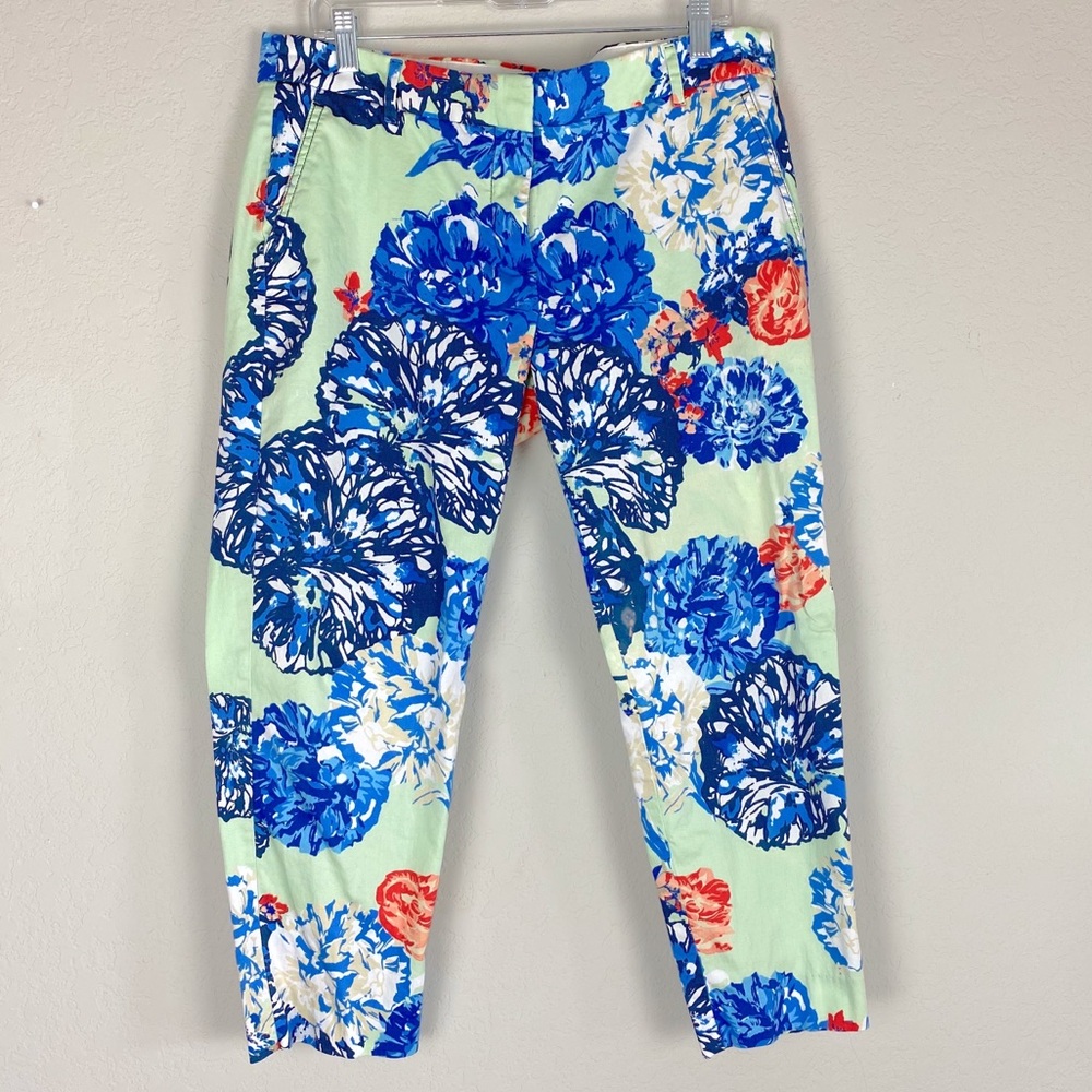J.Crew Floral Printed Skimmer Pant Size 12 - Picture 7 of 7